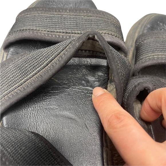 Dr. Martens Airwair Black Fabric/Leather Platform Sandals Unisex 9M/10WPre-Owned - Picture 5 of 12